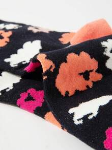 1 Đôi Nữ Alpaca Họa Tiết Hợp Thời Trang Tất Mềm Mại Thoải Mái Thời Trang Phù Hợp Cho Học Sinh Và Người Lớn Hàng Ngày - Nhiều màu - Xem 5