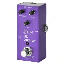IRIN IRIN AN Series Multi-Color Electric Guitar Single-Block Effect Pedal, Aluminum Alloy Portable, Suitable For Adult Performance (Includes Various Sound Effects)