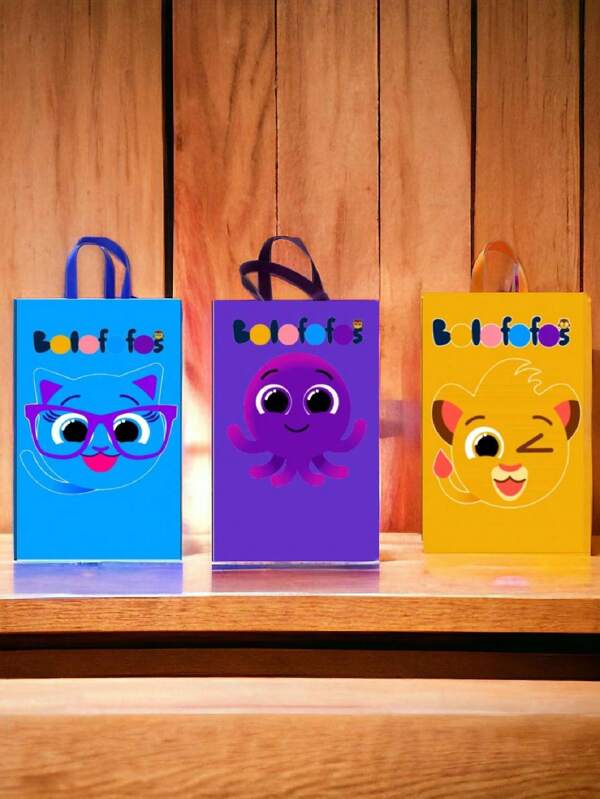 15 Sacolas Surpresa Tema Bolofofos