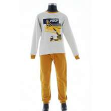 Conjunto de Pants para Niño 2 Piezas 3784 Tallas 3 a 16 Años - Amarillo Mostaza - Ver 2