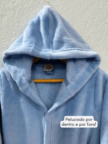 Roupão Fleece Pelucia Quentinho Infantil Juvenil Inverno