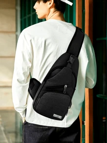 Mochila Cruzada Bluelander: Impermeable, Antirrobo y con Carga USB