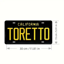 1入組有趣的車牌錫牌，新穎的古董裝飾品，適用於家庭、房間、牆壁、浴室、酒吧、咖啡館、車庫、農場(12*6吋/30x15cm)