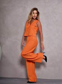 Women Two-Piece Outfits - trái cam - Xem 1