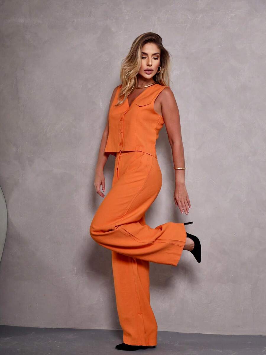 Women Two-Piece Outfits - trái cam - Xem 1