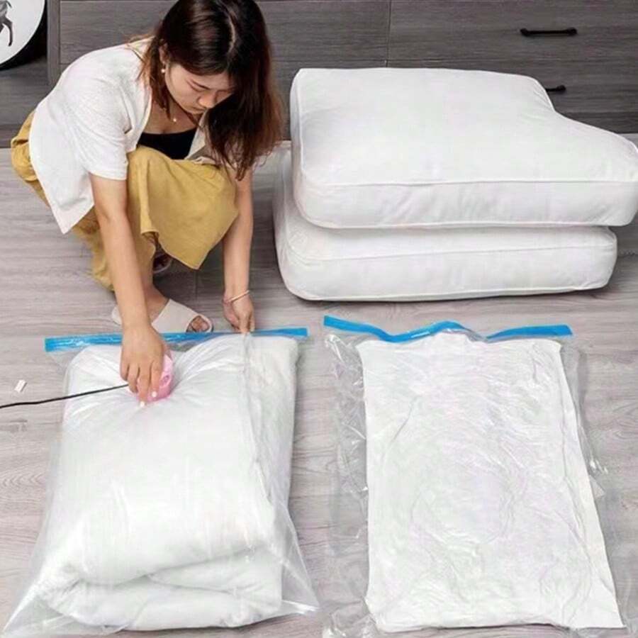 1 sac de compression sous vide pour la maison pour ranger les vestes épaisses et larges et les