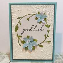 Flowers Background 3D Embossing Folders For DIY Scrapbook Cards Making - White - View 6