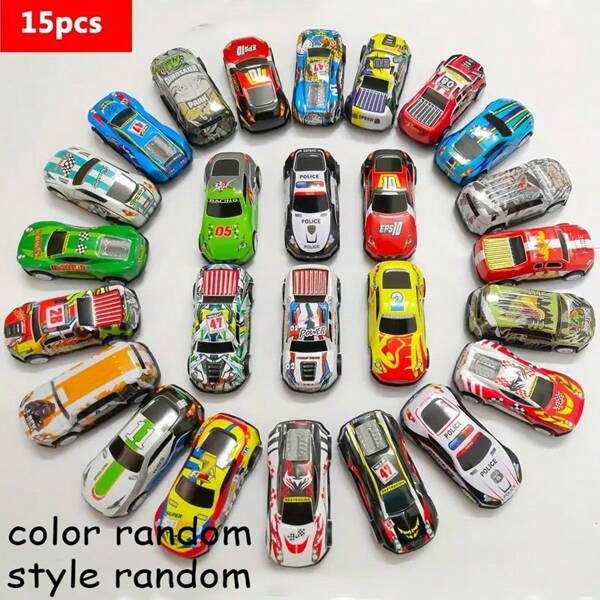 15pcs Car Vehicle Toys Random Color Assorted Party Favors Racing Cars Filler For Christmas Gift Bags Assorted Toys,Car Garage Toy,Car Toys,Gifts For Kids,Toy Cars Cars,Small Car Toys,Cars,Car Toy,Toy Car,Back To School