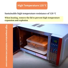 4 Pcs Food Storage Containers With Airtight Lids-(54.1OZ To 10.14OZ) Clear Plastic Leak Proof Meal Prep Containers For Kitchen And Pantry Organization, Microwavable & Freezer Friendly - Transparent - View 4