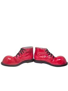 Zapatos De Payaso Profesional Adulto Disfraz Fiesta - Rojo - Ver 4