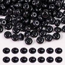 100 Stücke 8mm Acryl Linse Perlen, bunte Abakus Perlen für Handwerk, Acryl Abstandshalter Perlen für Schmuck Armband Halskette Herstellung, Füllfederhalter Schmuck Handwerk