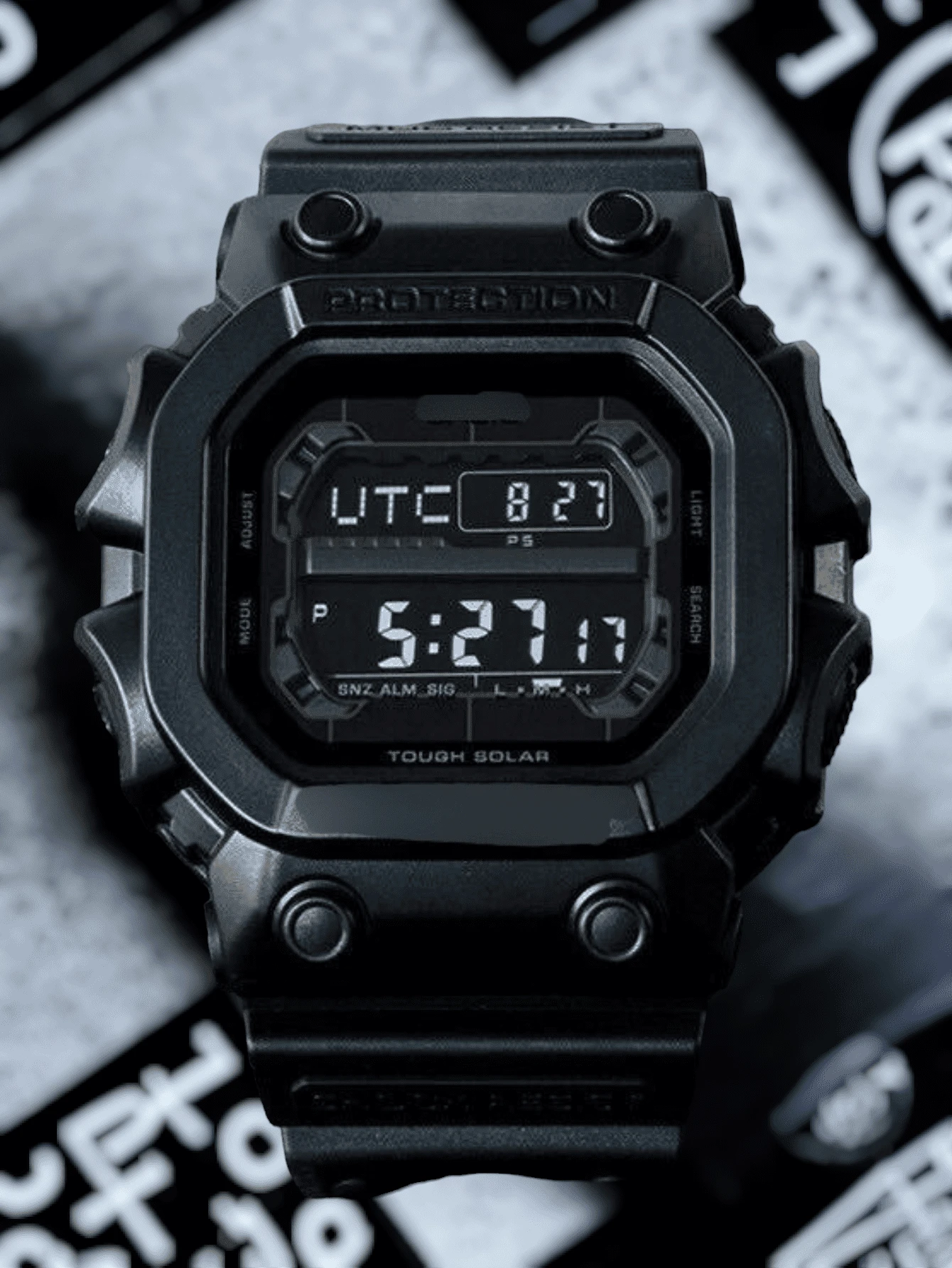 Men Digital Watches - 黑色 - 查看 1