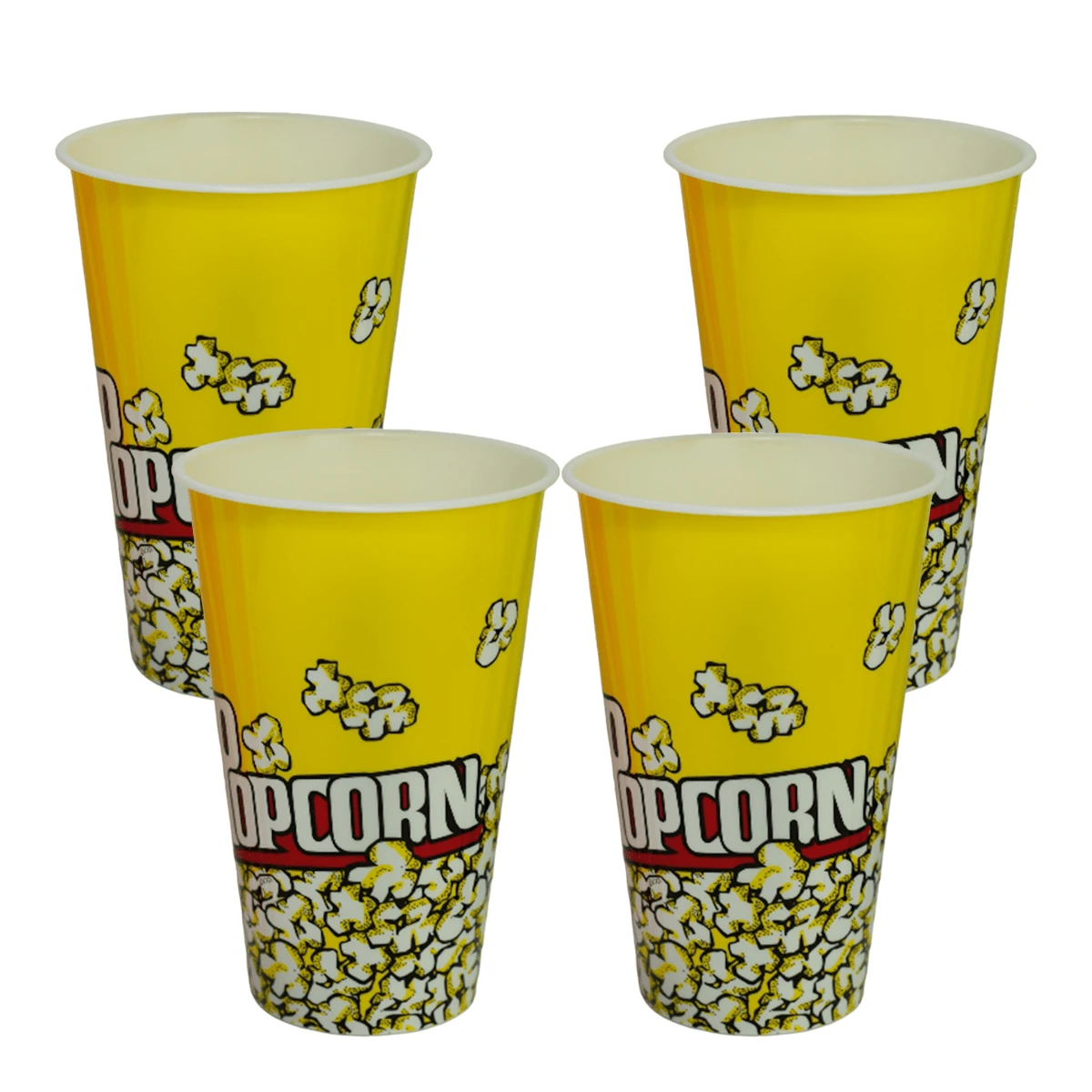 Paquete de 12 vasos de plástico para palomitas, vaso palomero. - Multicolor - Ver 1