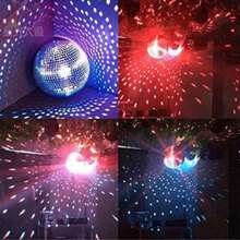 1pc 8 Inch Cool And Interesting Silver Hanging Disco Ball - Large Party Decoration For Party Design - Silver - View 4