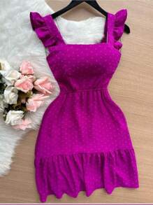 Women Dresses - 紫色 - 查看 1