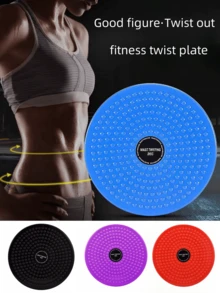 Magnetic Core Balance Board - Enhance Stability, Flexibility And Muscle Tension With Non-Electric Portable Waist Trimmer - Red - View 2