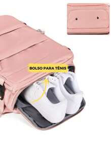 Women Functional Backpacks - Pink - View 3