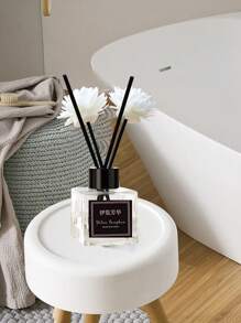 1pc Creative Scented Reed Diffuser Set, Aromatherapy Diffuser Sticks, Air Freshener For Living Room, Bedroom, Toilet, Or Bathroom Decoration - Black - View 7