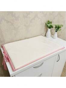 Trocador de Comoda Bebê Plastificado Trocador de Fralda Slim - Rosa empoeirado - Visão 1