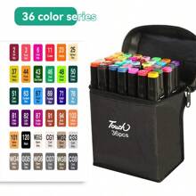 1set Permanent Dual Tip Oil-Based Marker Pens, Ideal For Boys And Girls Painting, Drawing, Diy And Creative, The Best Gift For Back-To-School Time Office, School, Drawing,Student,Markers,Stationery,Boys,Girls,School Supplies School Supplies,Back To School