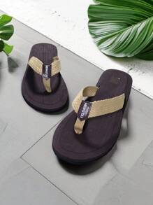 Men's Thick-Soled Anti-Slip Flip-Flops With Soft Sole, Durable, Ideal For Outdoors And Beach