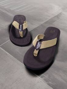 Men's Thick-Soled Anti-Slip Flip-Flops With Soft Sole, Durable, Ideal For Outdoors And Beach
