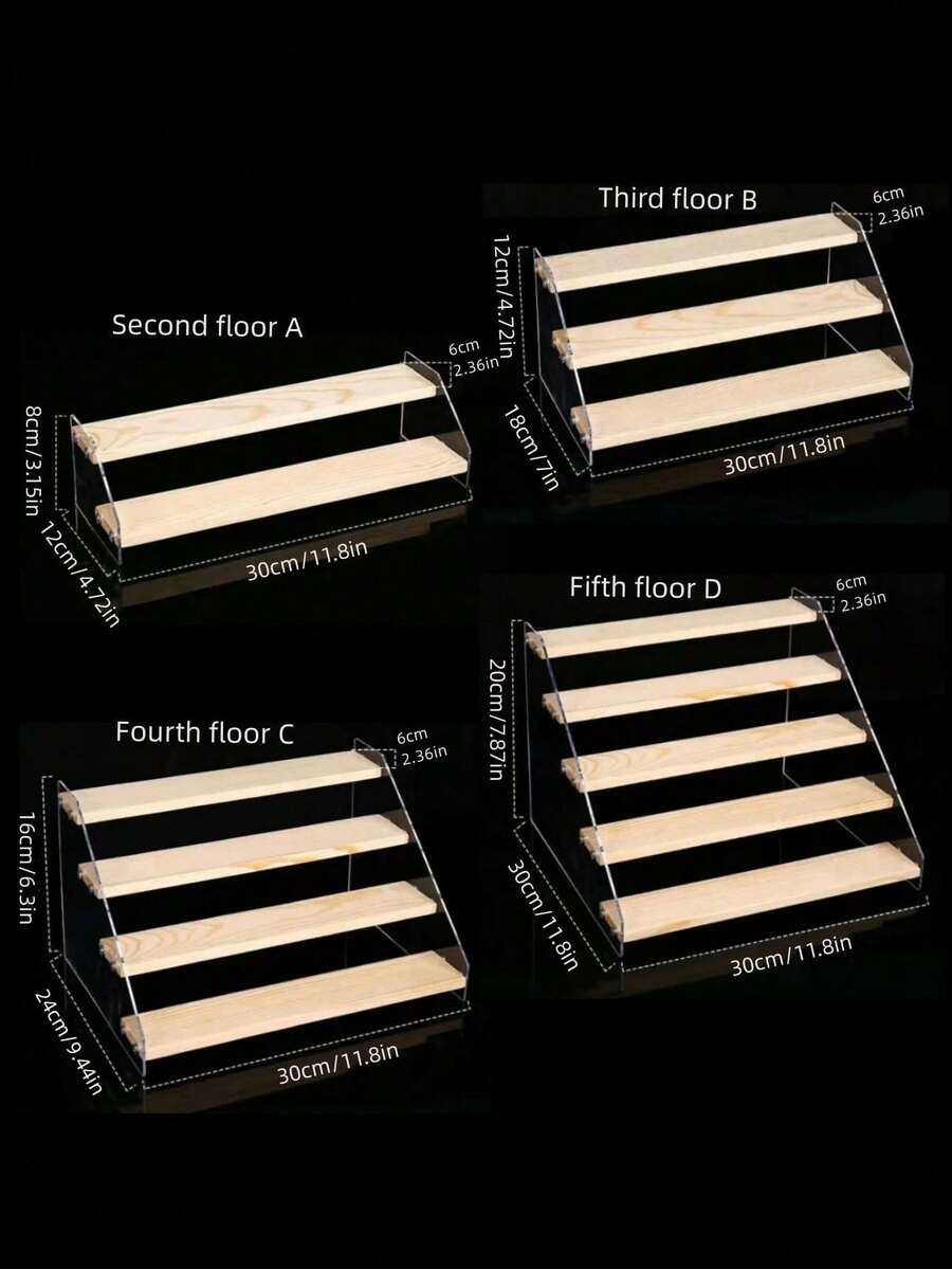 Wooden Condiment Rack, Spice Shelf Organizer, Multi-Bottle Storage ...