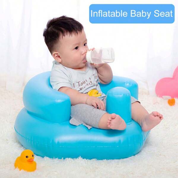1 Pc Multifunctional Inflatable Baby Learning Chair And Baby Bath Stool