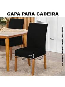 Chair Covers - Black - View 4