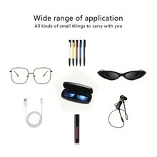 Portable Eyeglasses Pouch, Scratch Resistant Sunglasses Case, Eyeglasses Wallet Storage Bag, Multi-Functional Glasses Box, Convenient For Daily Use, Excellent Gift For Family Or Friends.