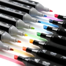 1set Permanent Dual Tip Oil-Based Marker Pens, Ideal For Boys And Girls Painting, Drawing, Diy And Creative, The Best Gift For Back-To-School Time Office, School, Drawing,Student,Markers,Stationery,Boys,Girls,School Supplies School Supplies,Back To School