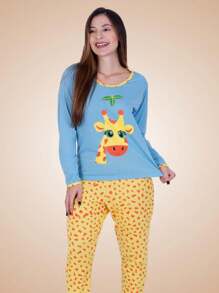 Women Pajama Sets - Màu vàng - Xem 1