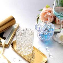 50 000 Perles de gel d"eau transparente pour remplir des vases, des perles flottantes pour bougies, centre de table de mariage, douche nuptiale, décorations de Noël, d"anniversaires et de fêtes.