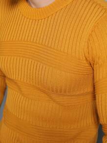 Men Sweaters - גמל - ראה 4
