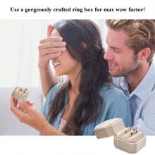 1 Pc Octagon Velvet Ring Box 2 Slots  Double Slot Ring Box Wedding Day  Ring Box For Wedding Ceremony    Wedding Ring Holder  Ring Box For Wedding  Proposal  Engagement Ring Box  Ring Boxes For Multiple Rings  Ring Boxes For Wedding  Ring Storage Box  Wedding Ring Holder For Ceremony  Boda  Engagement Ring Holder  Ring Holder Box  Ring Boxes Bulk  Ring Storage  Ring Jewelry Box  Proposal Ring Box  Engagement Ring Boxes For Proposal  Ring Holder For Wedding Ceremony  Ring Holder  Ring Box Holder  Ring Holders  Small Ring Box  Ring Security Box  Bride Box  Engagement Ring Boxes  Hand Ring Holder  Proposal Box  Ring Gift Box  Ring Holder Hand  Ring To Cage  Slim Ring Box  Velvet Jewelry Box  Vintage Ring Box  Wedding Ceremony  Green Jewelry Box  Red Storage Box - Beige - View 2