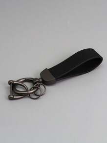 1 Pezzo Portachiavi in pelle con accessorio creativo e semplice per auto, per uomini e donne, accessorio per coppia, accessorio per auto, zaino e scuola