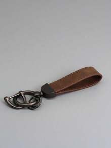 1 Pezzo Portachiavi in pelle con accessorio creativo e semplice per auto, per uomini e donne, accessorio per coppia, accessorio per auto, zaino e scuola