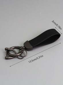 1 Pezzo Portachiavi in pelle con accessorio creativo e semplice per auto, per uomini e donne, accessorio per coppia, accessorio per auto, zaino e scuola