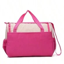Set 5 Bolsas Pañalera Con Cambiador Bebe Botella Viaje Multiuso Mochila Articulos Unisex Para Bebes Muñecas Termica Impermeable De Maternidad Para Carreola Accesorios Backpack Moderna
