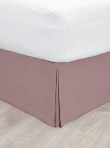 CUBRE CAMA RODAPIE MATRIMONIAL / KING SIZE ELEGE COLOR Y TAMAÑO - Púrpura malva - Ver 1