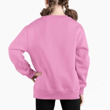 Young Boys Sweatshirts - 玫紅色 - 查看 3