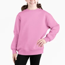 Young Boys Sweatshirts - 玫紅色 - 查看 2