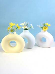 Molde de silicona estilo nórdico simple para florero de cerámica hecho a mano, decoración de dormitorio, manualidades de decoración del hogar
