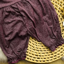 Baby Girls Sets - 酒紅色 - 查看 3