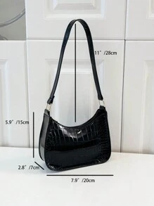 Fashionable And Simple Shoulder Bag That Matches All Styles, Tready Crescent Moon Bag For Women