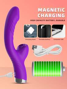 Vibrador de succión clitoriana, estimulador de la zona G y el clítoris, juguete sexual para señoras y mujeres adultas, incluye dildo y vibrador, 2 en 1 con succionador clitoriano y estimulador clitoriano vibrante con 10 velocidades para la masturbación femenina y productos sexuales