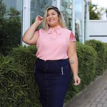 Women Blouses - Rusty Rose - View 3