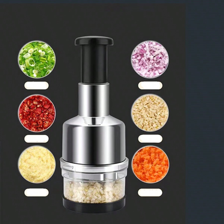 1PC 304 Stainless Steel Patting Knife Garlic Puree Divine Tool, Manual