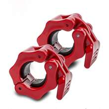 1-2" Inch Dumbbell Barbell Clamps Quick Release Standard Bar Weight Plates Nuts Clip - 藍色 - 查看 11