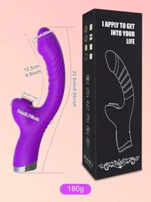 Vibrador de succión clitoriana, estimulador de la zona G y el clítoris, juguete sexual para señoras y mujeres adultas, incluye dildo y vibrador, 2 en 1 con succionador clitoriano y estimulador clitoriano vibrante con 10 velocidades para la masturbación femenina y productos sexuales